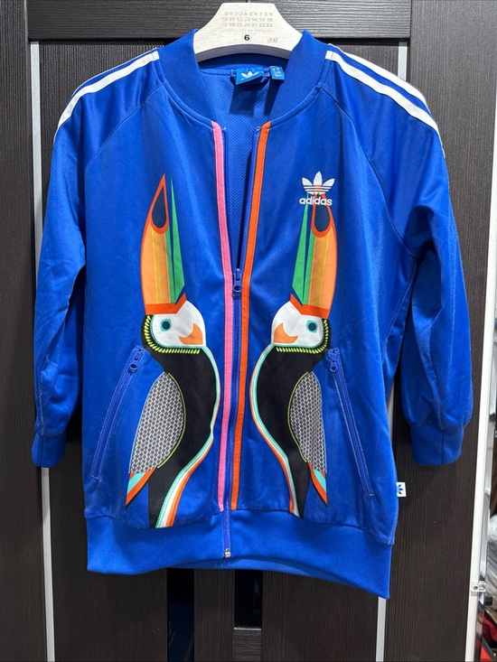 adidas Jackets & Blazers - Rare Adidas Originals x The FARM Company Toucan Track Jacket - Tucanário Blue s